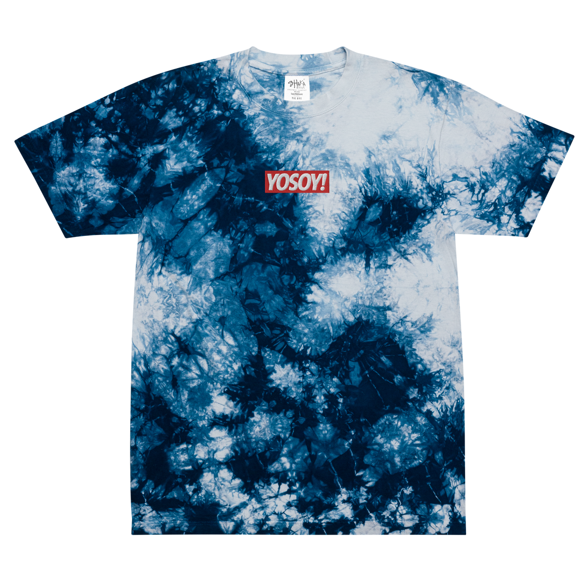 Oversized Tie-Dye Box Logo Tee – YOSOY REAL